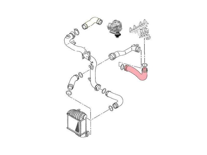 Recambio de manguito turbo para universal manguito turbo vag 1.9 tdi referencia OEM IAM 522824 NUEVO T1-5-B5-2