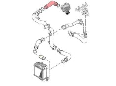 Recambio de manguito turbo para universal manguito turbo audi a3 ´0003 130cv referencia OEM IAM 522540 NUEVO T1-5-B5-3 2