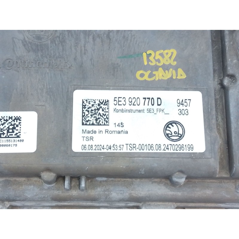 Recambio de cuadro instrumentos para skoda octavia iv combi (nx5, pv5) 2.0 tdi referencia OEM IAM 5E3920770D  