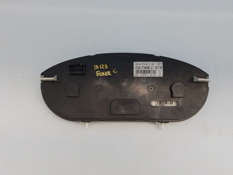 Recambio de cuadro instrumentos para peugeot boxer furgoneta 2.2 hdi 120 referencia OEM IAM 1358173080  