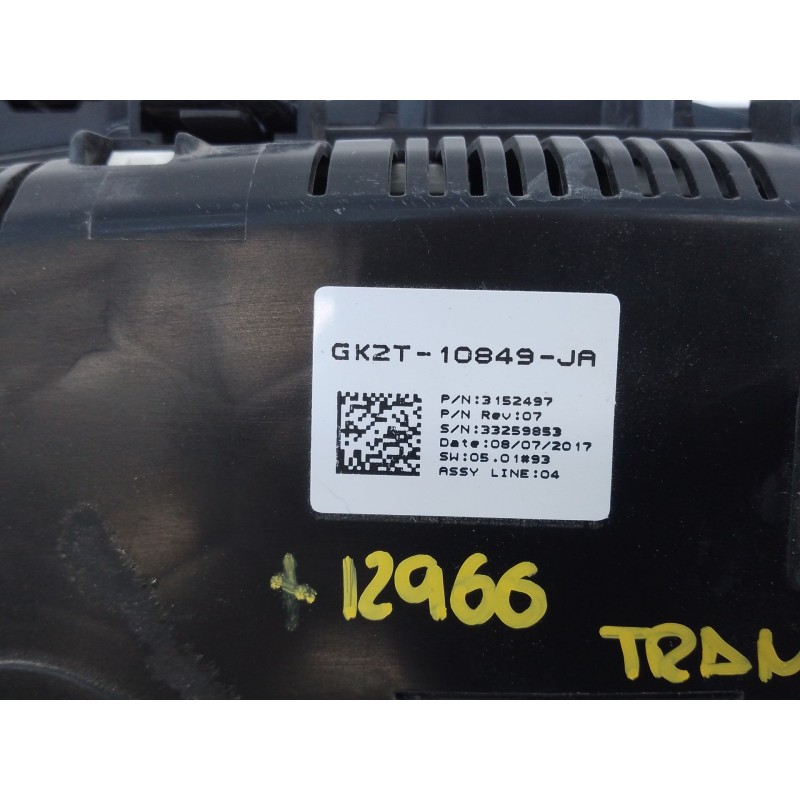 Recambio de cuadro instrumentos para ford transit v363 furgoneta (fcd, fdd) 2.0 ecoblue referencia OEM IAM GK2T10849JA  