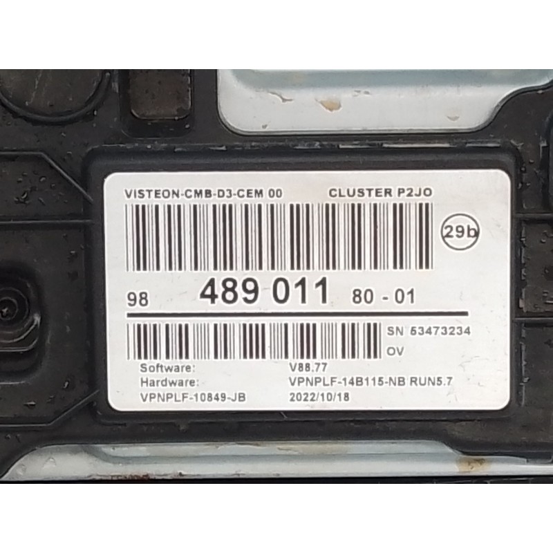 Recambio de cuadro instrumentos para opel corsa f (p2jo) 1.2 (68) referencia OEM IAM 9848901180  