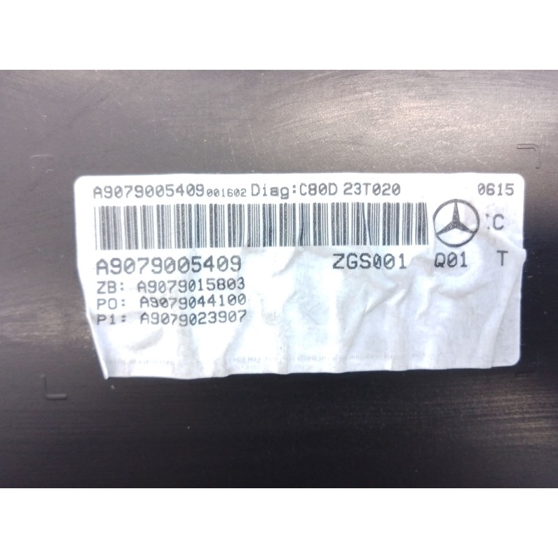 Recambio de cuadro instrumentos para mercedes-benz sprinter 3,5-t furgoneta (b907, b910) electric (910.633) referencia OEM IAM A