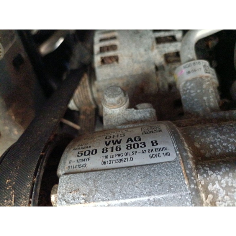 Recambio de compresor aire acondicionado para volkswagen touran (5t1) 2.0 tdi referencia OEM IAM 5Q0816803B  