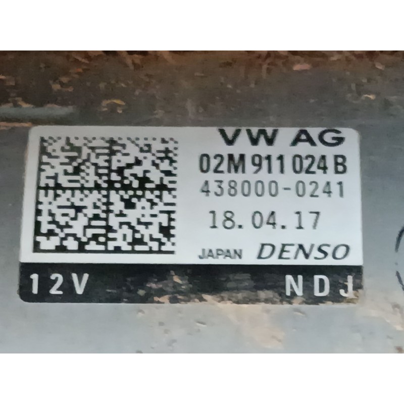 Recambio de motor arranque para volkswagen touran (5t1) 2.0 tdi referencia OEM IAM   