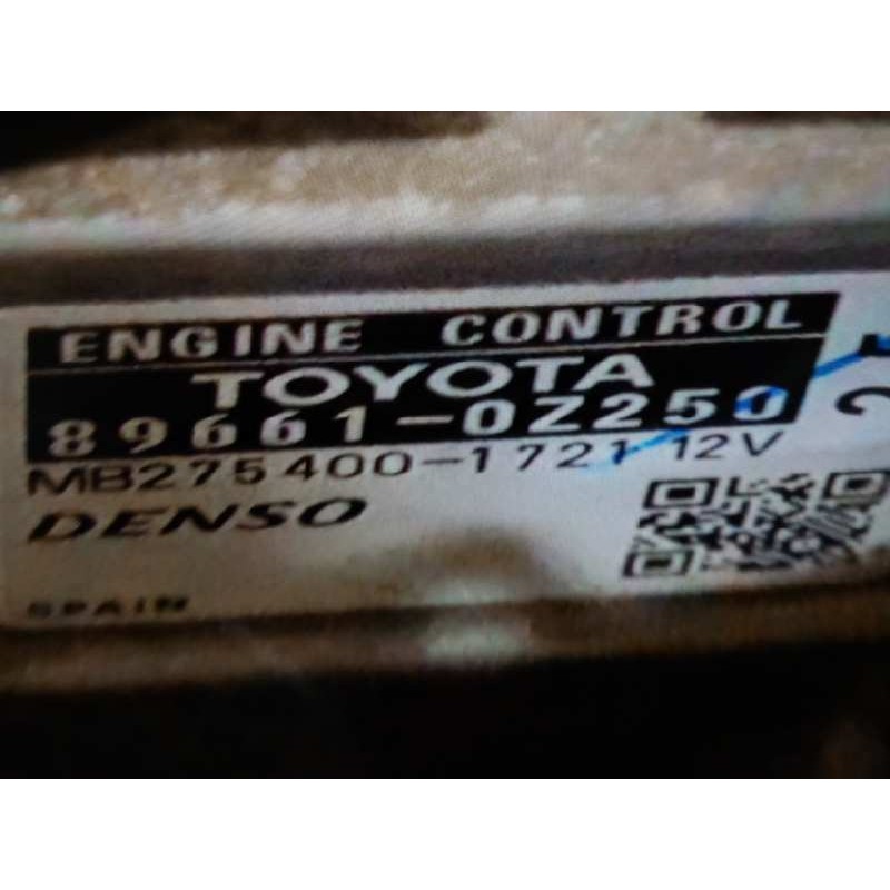 Recambio de centralita motor uce para toyota auris hybrid advance referencia OEM IAM 896610Z250 MB2754001721 