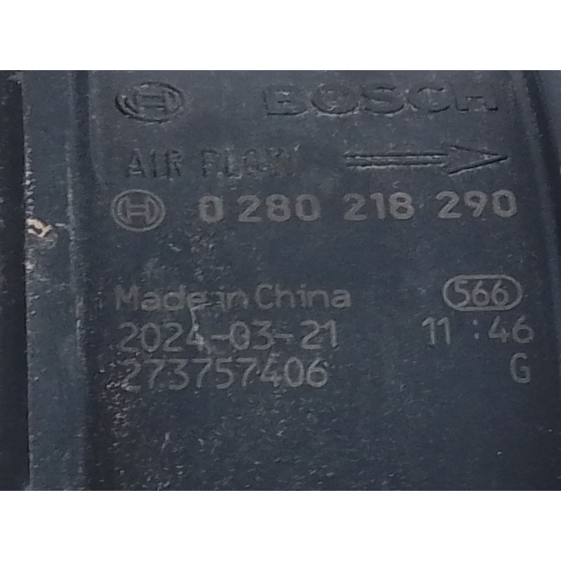 Recambio de caudalimetro para omoda 5 290t referencia OEM IAM 273757406 0280218290 