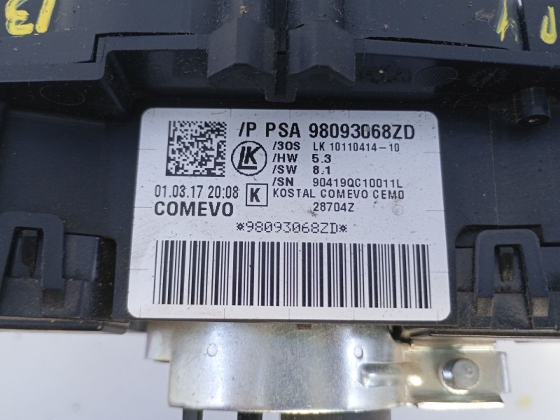 Recambio de anillo airbag para citroën jumpy iii furgoneta (v_) 1.6 bluehdi 115 referencia OEM IAM 98093068ZD  
