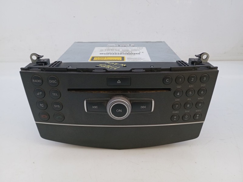 Recambio de sistema audio / radio cd para mercedes-benz clase c (w204) berlina c 200 cdi blueefficiency (204.001) referencia OEM