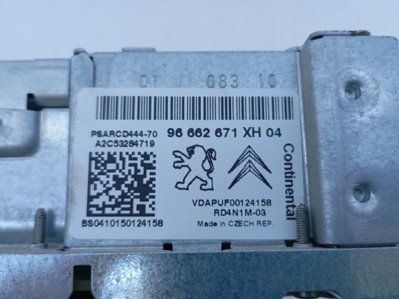 Recambio de sistema audio / radio cd para peugeot 308 access referencia OEM IAM 96662671XH04  