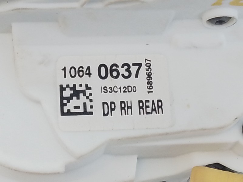 Recambio de cerradura puerta trasera derecha para mg mg hs (as23) 1.5 t (sas23) referencia OEM IAM   