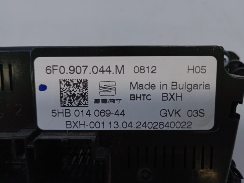 Recambio de mando climatizador para seat ibiza v (kj1, kjg) 1.0 tsi referencia OEM IAM 6F0907044M  