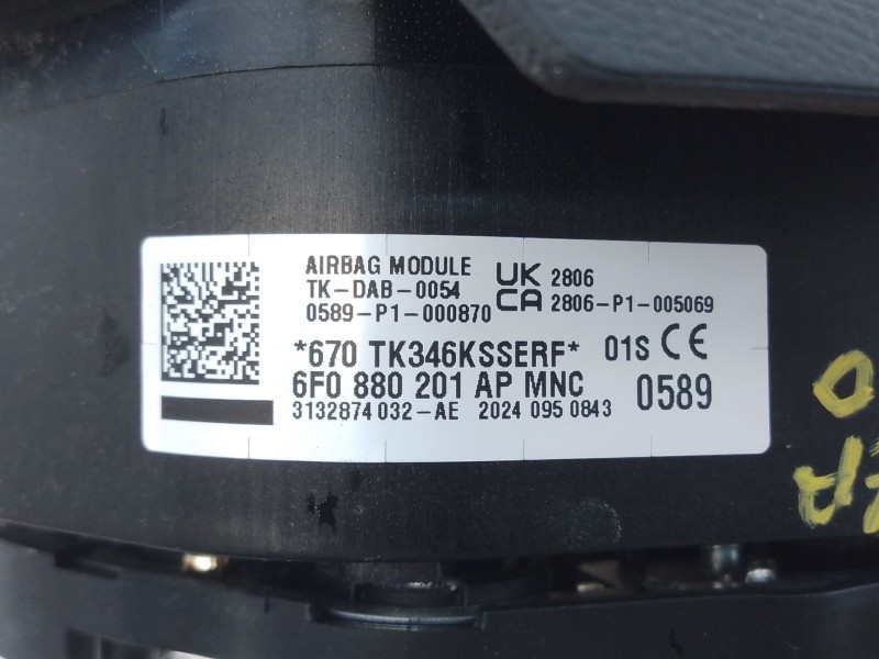 Recambio de airbag delantero izquierdo para seat ibiza v (kj1, kjg) 1.0 tsi referencia OEM IAM   