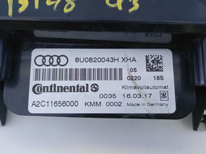Recambio de mando climatizador para audi q3 (8ub, 8ug) 2.0 tdi quattro referencia OEM IAM 8U0820043H  