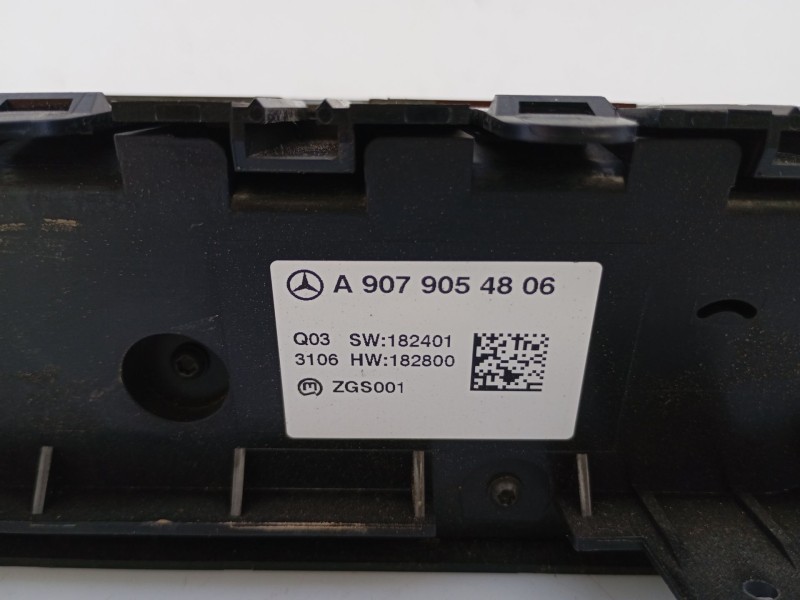 Recambio de mando climatizador para mercedes-benz sprinter 3,5-t furgoneta (b907, b910) electric (910.633) referencia OEM IAM A9