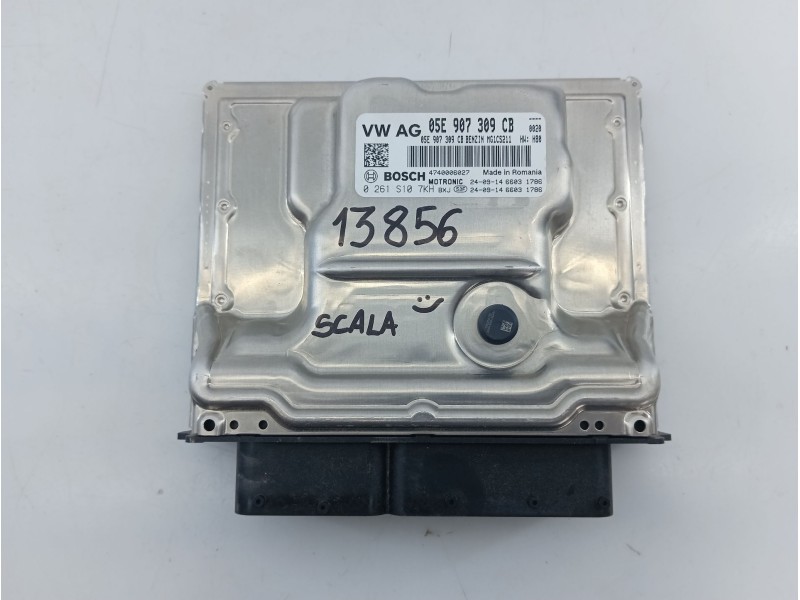 Recambio de centralita motor uce para skoda scala (nw1) 1.5 tsi referencia OEM IAM 05E907309CB 0261S107KH 