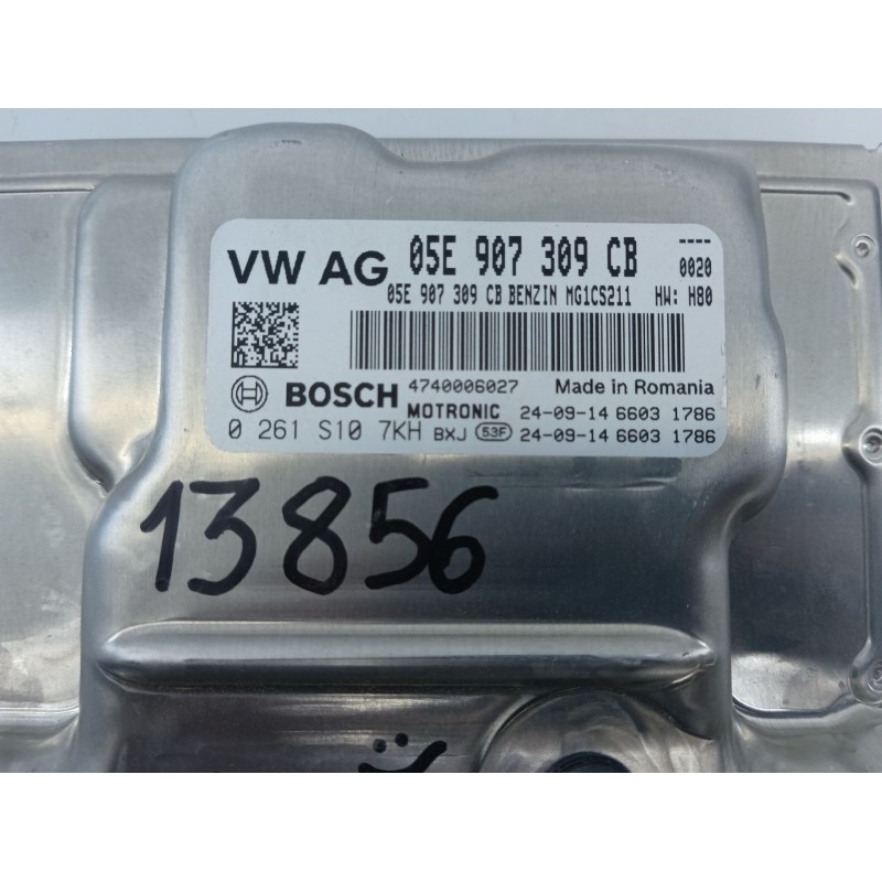 Recambio de centralita motor uce para skoda scala (nw1) 1.5 tsi referencia OEM IAM 05E907309CB 0261S107KH 