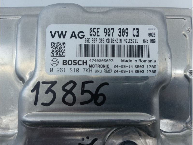 Recambio de centralita motor uce para skoda scala (nw1) 1.5 tsi referencia OEM IAM 05E907309CB 0261S107KH 
