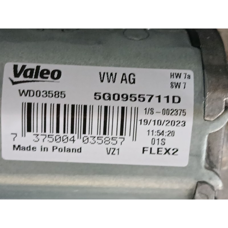 Recambio de motor limpia trasero para volkswagen t-roc (a11, d11) 2.0 tdi scr referencia OEM IAM   