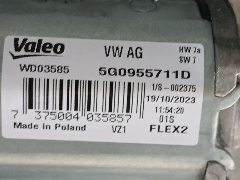 Recambio de motor limpia trasero para volkswagen t-roc (a11, d11) 2.0 tdi scr referencia OEM IAM   