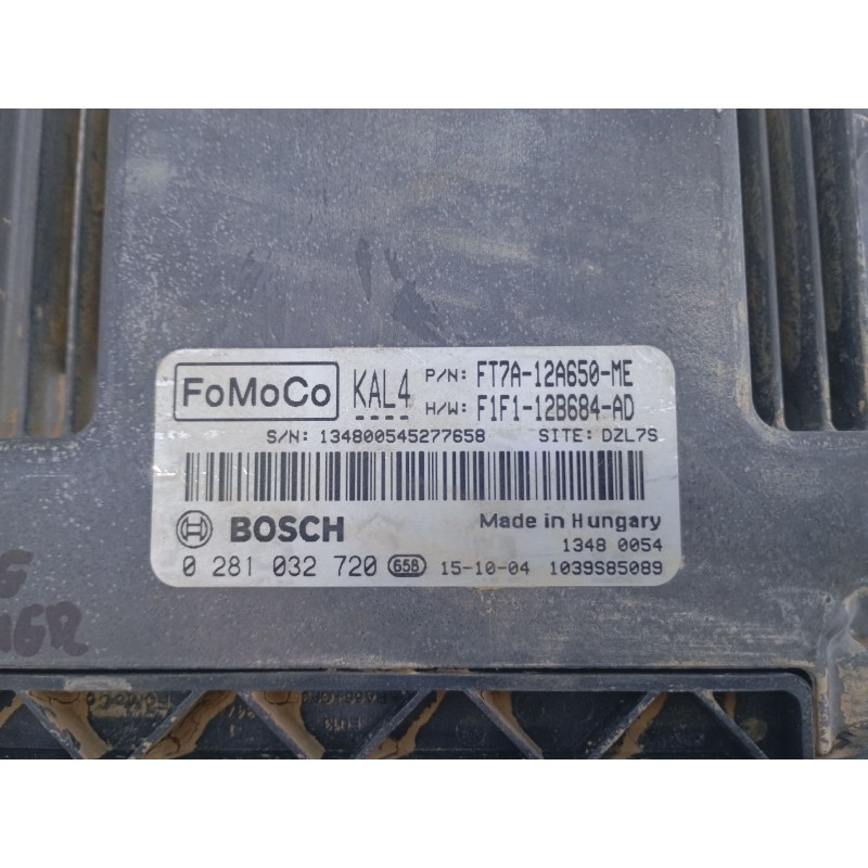 Recambio de centralita motor uce para ford tourneo courier b460 monospace 1.5 tdci referencia OEM IAM FT7A12A650ME F1F112B684AD 