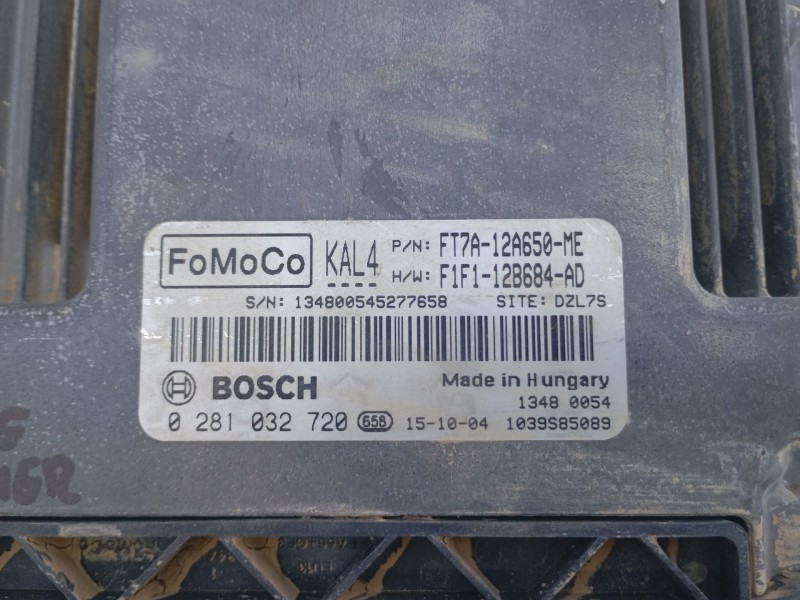 Recambio de centralita motor uce para ford tourneo courier b460 monospace 1.5 tdci referencia OEM IAM FT7A12A650ME F1F112B684AD 