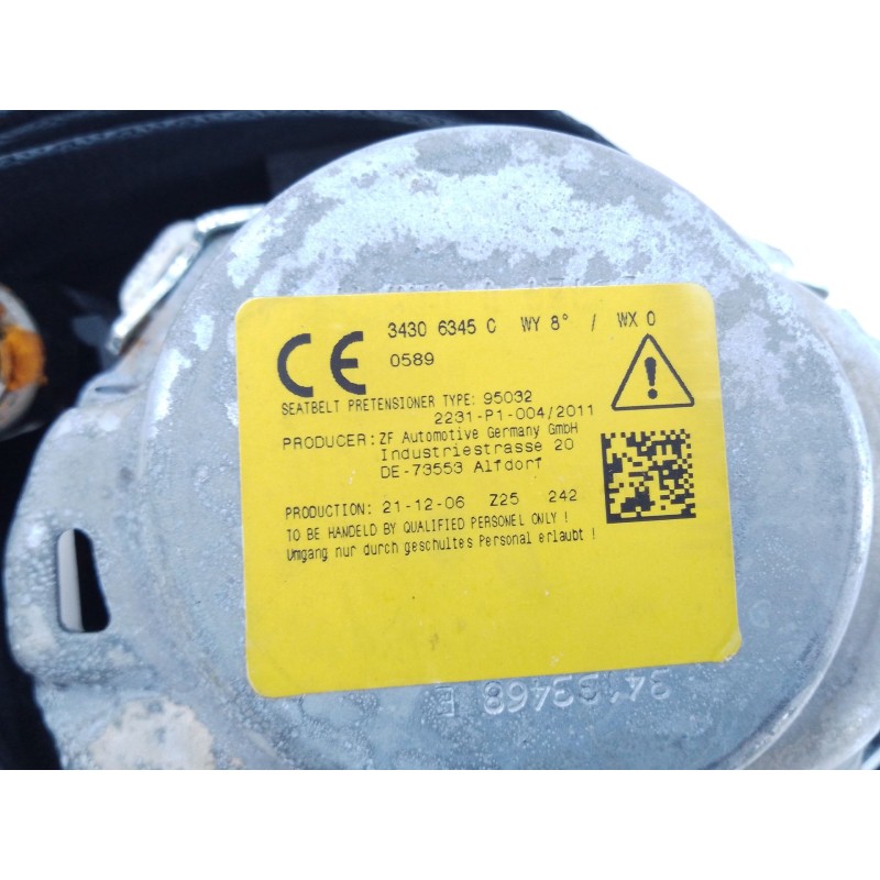 Recambio de cinturon seguridad delantero izquierdo para ford puma (j2k, cf7) 1.0 ecoboost mhev referencia OEM IAM   13354549001