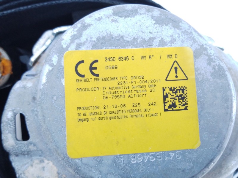 Recambio de cinturon seguridad delantero izquierdo para ford puma (j2k, cf7) 1.0 ecoboost mhev referencia OEM IAM   13354549001