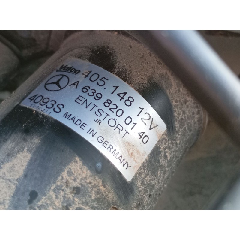 Recambio de motor limpia delantero para mercedes-benz vito / mixto furgoneta (w639) 110 cdi (639.601, 639.603, 639.605) referenc