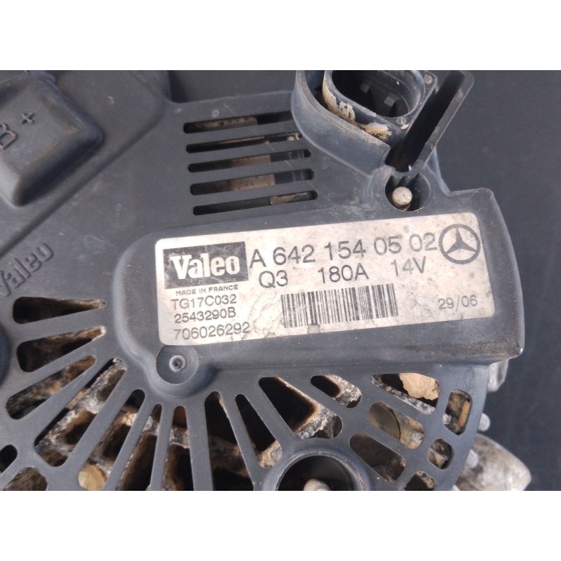 Recambio de alternador para mercedes-benz clase m (w164) ml 320 cdi 4-matic (164.122) referencia OEM IAM   