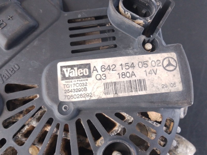 Recambio de alternador para mercedes-benz clase m (w164) ml 320 cdi 4-matic (164.122) referencia OEM IAM   