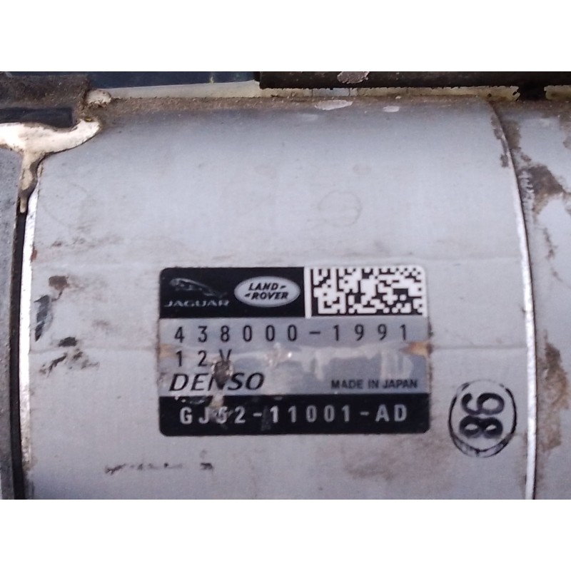 Recambio de motor arranque para land rover range rover evoque (l538) 2.0 d 4x4 referencia OEM IAM 4380001991 GJ3211001AD 