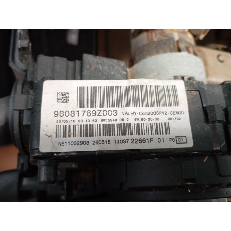 Recambio de anillo airbag para peugeot 208 i (ca_, cc_) 1.2 thp 110 referencia OEM IAM 98081769ZD  