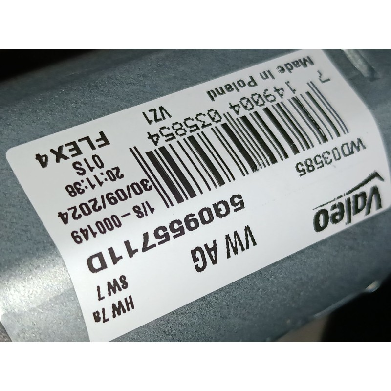 Recambio de motor limpia trasero para skoda kamiq (nw4) 1.5 tsi referencia OEM IAM   