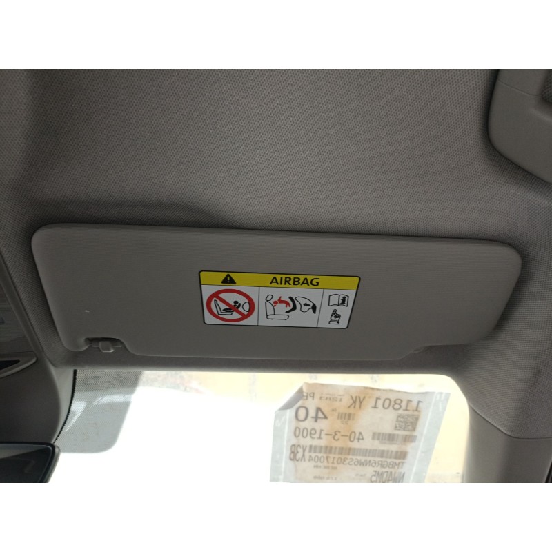 Recambio de parasol derecho para skoda kamiq (nw4) 1.0 tsi referencia OEM IAM   