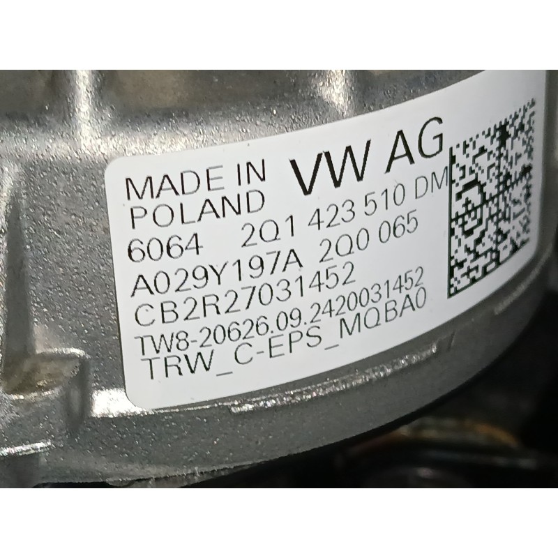 Recambio de columna direccion para skoda kamiq (nw4) 1.0 tsi referencia OEM IAM 2Q1423510DM  