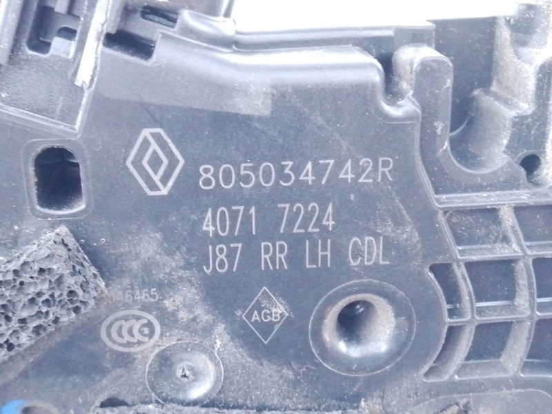 Recambio de cerradura puerta trasera izquierda para renault captur i (j5_, h5_) 1.5 dci 90 referencia OEM IAM   