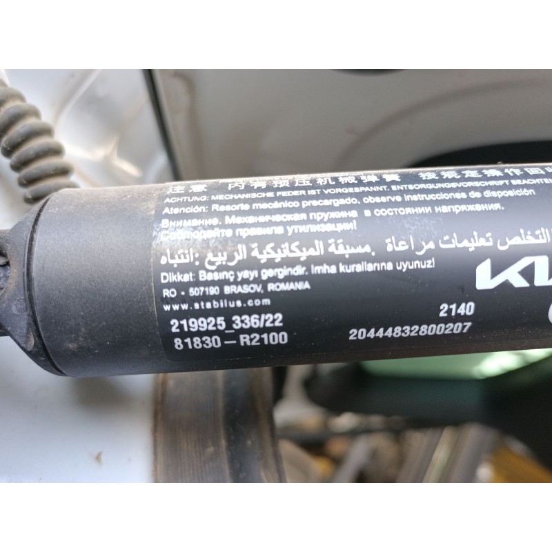 Recambio de amortiguadores maletero / porton para kia sportage v (nq5) 1.6 t-gdi mhev referencia OEM IAM 21992633622 81840R2100 