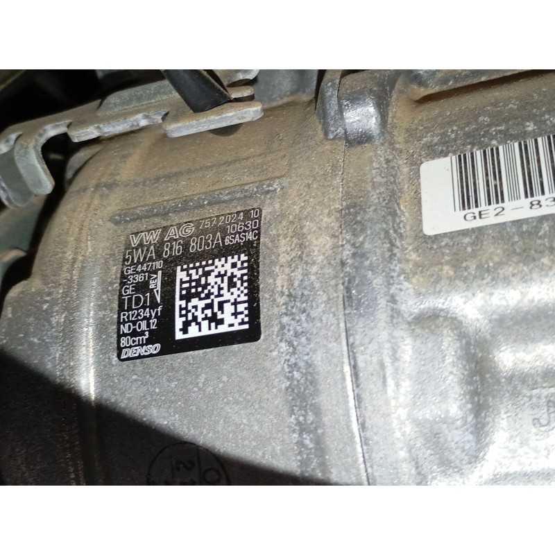 Recambio de compresor aire acondicionado para skoda octavia nx3 referencia OEM IAM   