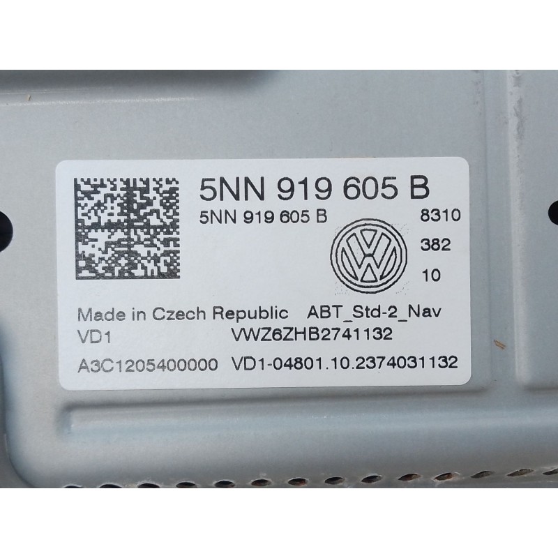 Recambio de sistema navegacion gps para volkswagen t-roc (a11, d11) 2.0 tdi scr referencia OEM IAM 5NN919605B  