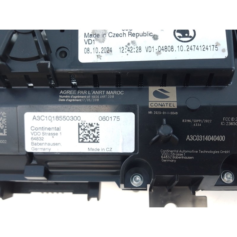 Recambio de cuadro instrumentos para skoda kamiq (nw4) 1.5 tsi referencia OEM IAM 654920790G  