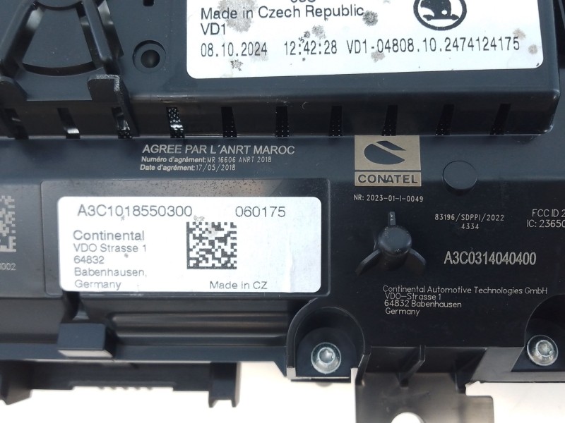 Recambio de cuadro instrumentos para skoda kamiq (nw4) 1.5 tsi referencia OEM IAM 654920790G  