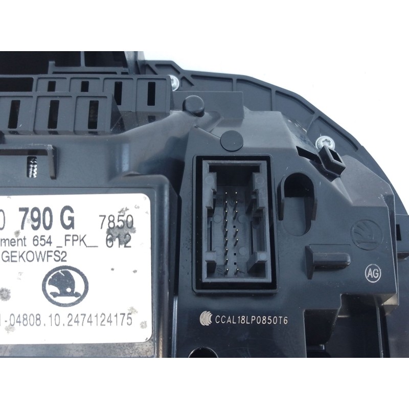 Recambio de cuadro instrumentos para skoda kamiq (nw4) 1.5 tsi referencia OEM IAM 654920790G  