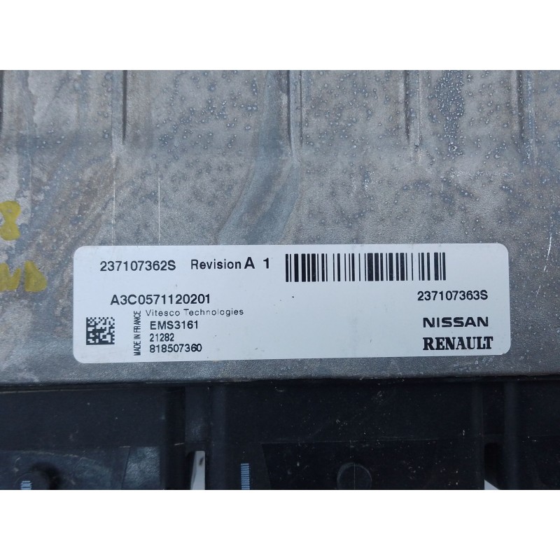 Recambio de centralita motor uce para renault arkana i (lcm_, ldn_) 1.3 tce 140 (ldn0) referencia OEM IAM 237107363S 237107362S 