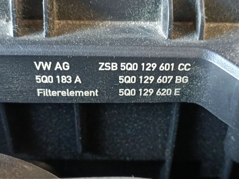 Recambio de filtro aire para skoda scala (nw1) 1.5 tsi referencia OEM IAM 5Q0129601CC  