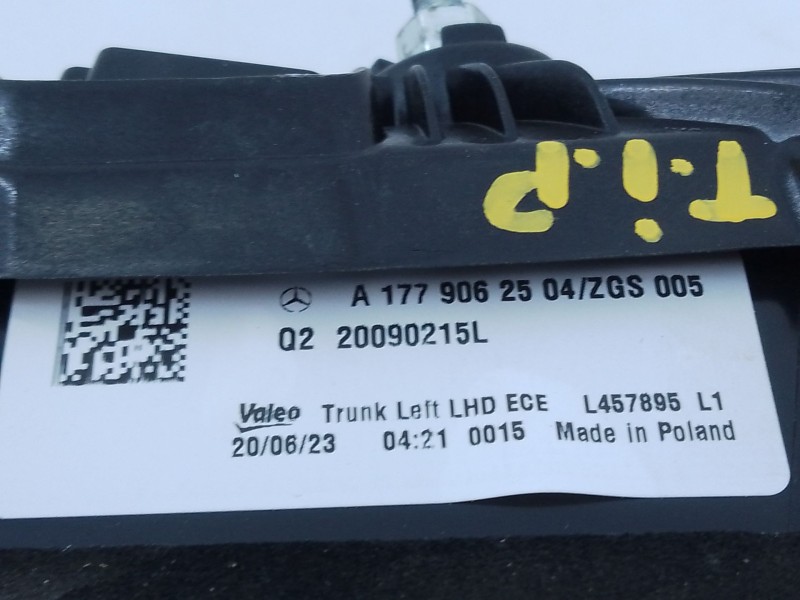 Recambio de piloto trasero izquierdo porton para mercedes-benz clase a (w177) a 200 d (177.012) referencia OEM IAM   