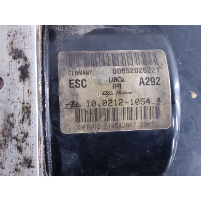 Recambio de abs para fiat doblo cargo (263_) 1.3 d multijet (263wxu1a) referencia OEM IAM 00052026221  P3-B9-15-4