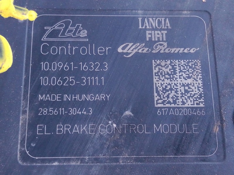 Recambio de abs para fiat doblo cargo (263_) 1.3 d multijet (263wxu1a) referencia OEM IAM 00052026221  P3-B9-15-4