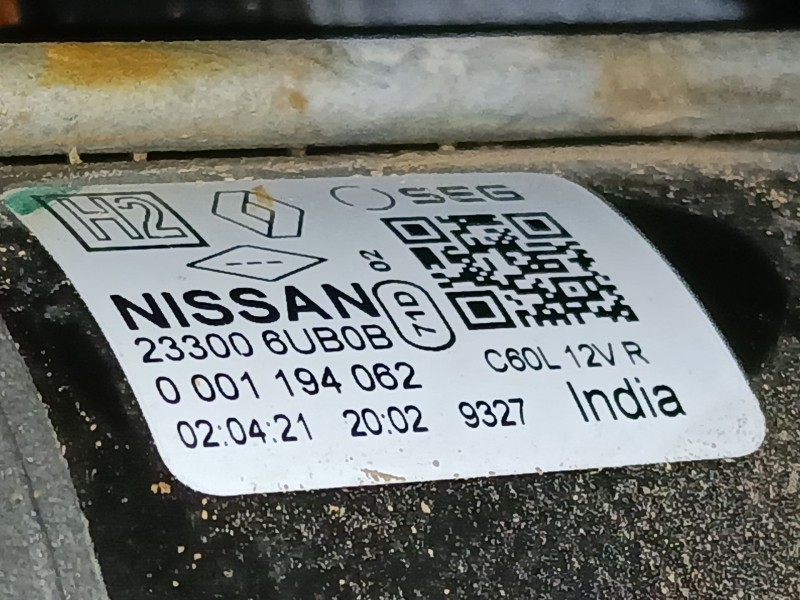 Recambio de motor arranque para nissan qashqai iii (j12) 1.3 dig-t referencia OEM IAM   