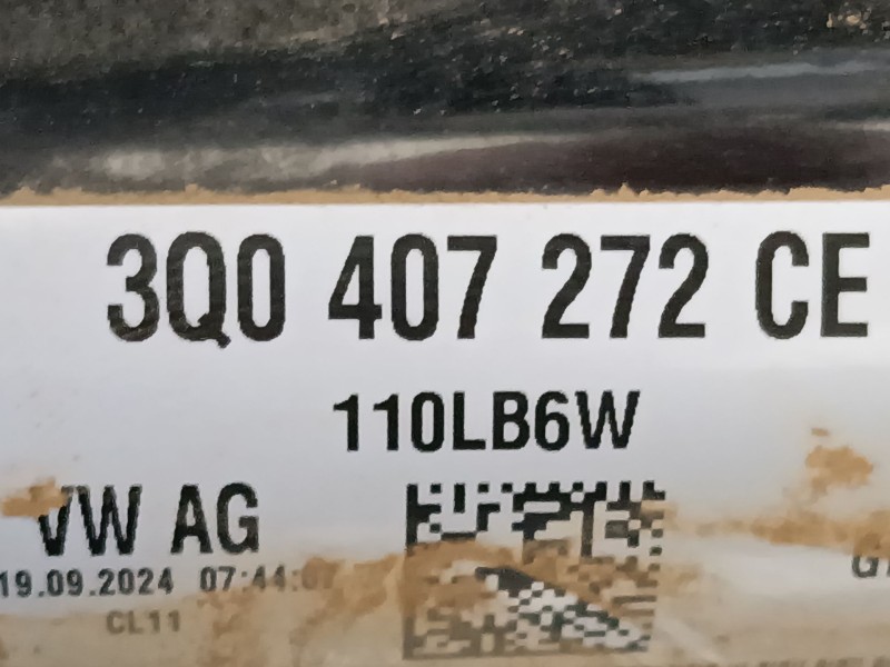 Recambio de transmision delantera derecha para skoda karoq 2.0 tdi nu7 referencia OEM IAM   